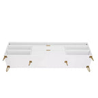 Mobile TV Manhattan Comfort 85" Dumbo per TV fino a 80", Bianco