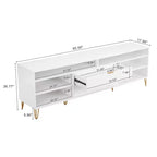 Mobile TV Manhattan Comfort 85" Dumbo per TV fino a 80", Bianco