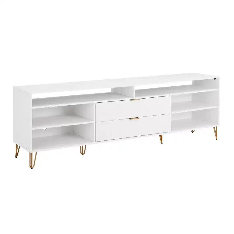 Mobile TV Manhattan Comfort 85" Dumbo per TV fino a 80", Bianco