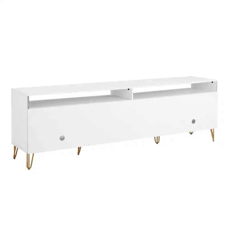Mobile TV Manhattan Comfort 85" Dumbo per TV fino a 80", Bianco