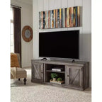 Signature Design by Ashley 60" Mobile TV Wynnlow per TV fino a 65" Marrone/Beige: Consolle Media Rustica con Gestione Cavi