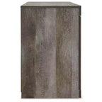 Signature Design by Ashley 60" Mobile TV Wynnlow per TV fino a 65" Marrone/Beige: Consolle Media Rustica con Gestione Cavi