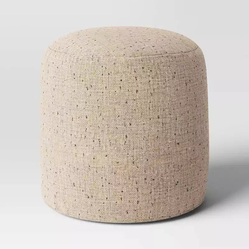 Pouf ottomano maculato beige - Room Essentials™