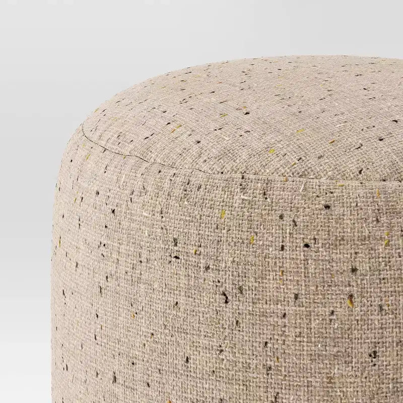 Pouf ottomano maculato beige - Room Essentials™