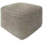 Pouf da esterno/interno Bayhill Crema - WyndenHall