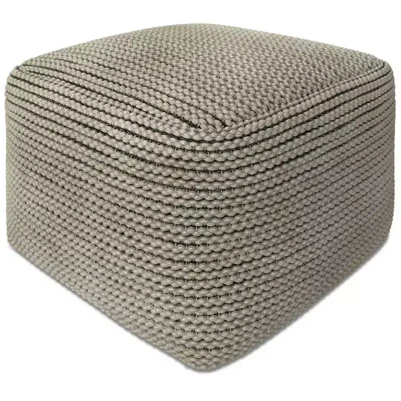 Pouf da esterno/interno Bayhill Crema - WyndenHall