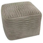 Pouf da esterno/interno Bayhill Crema - WyndenHall