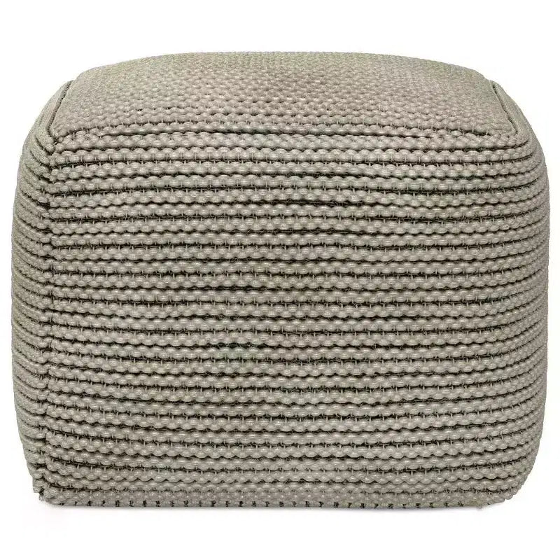 Pouf da esterno/interno Bayhill Crema - WyndenHall