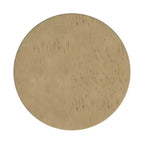 Pouf contenitore rotondo imbottito con struttura in legno e piano in legno, Grigio Chiaro - HomePop