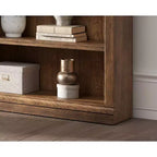 Libreria a muro alta tradizionale da 94", Collezione Stratton Marrone - Martin Furniture