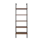 Nathan James 72.5" Theo Bookshelf Brown