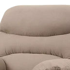 Poltrona Arcadia per la Seduta Attiva da 35" in Microfibra Marrone Chiaro: Reclinabile, Maniglia Facile da Raggiungere - Acme Furniture