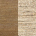 Set di 2 librerie Nathan James Beacon in giunco marino da 72" marrone chiaro