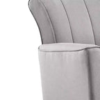 Sedia Denzell Active Sitting 34,25" in lino grigio chiaro - Acme Furniture