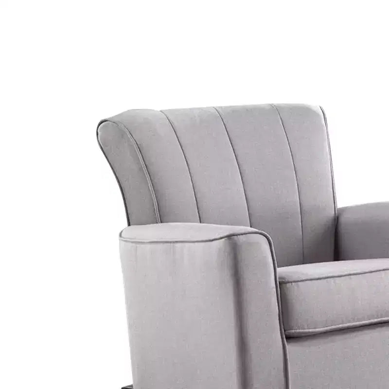 Sedia Denzell Active Sitting 34,25" in lino grigio chiaro - Acme Furniture