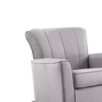 Sedia Denzell Active Sitting 34,25" in lino grigio chiaro - Acme Furniture