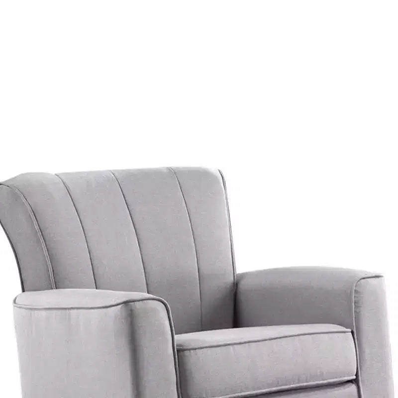 Sedia Denzell Active Sitting 34,25" in lino grigio chiaro - Acme Furniture
