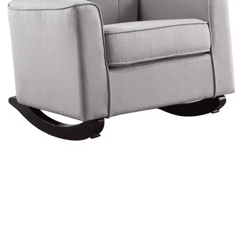 Sedia Denzell Active Sitting 34,25" in lino grigio chiaro - Acme Furniture