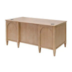 Scrivania moderna in legno con doppio piedistallo e vani portaoggetti Collezione Laurel - Martin Furniture: Mobili per ufficio, Cassetto per archivio