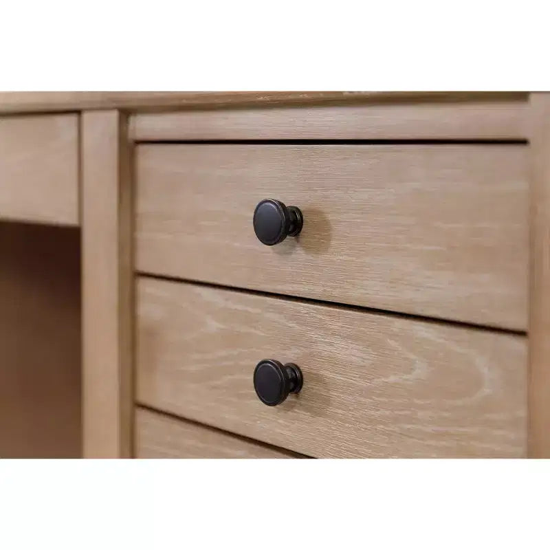 Scrivania moderna in legno con doppio piedistallo e vani portaoggetti Collezione Laurel - Martin Furniture: Mobili per ufficio, Cassetto per archivio