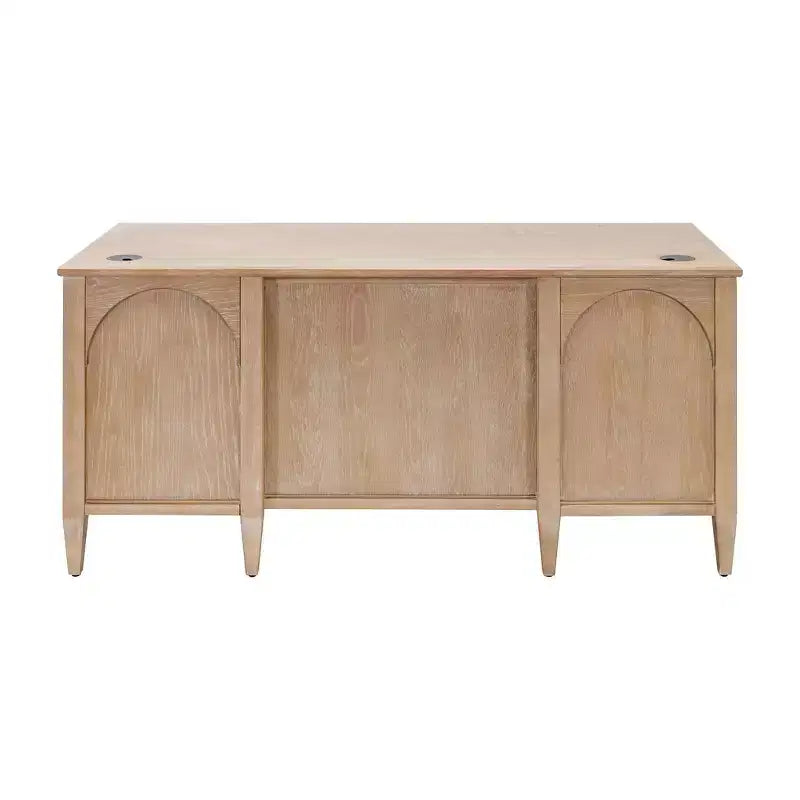 Scrivania moderna in legno con doppio piedistallo e vani portaoggetti Collezione Laurel - Martin Furniture: Mobili per ufficio, Cassetto per archivio