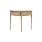 Crestview Storage Console Table Reclaimed Wheat - Martha Stewart: Vintage Demilune Design, Entryway Elegance