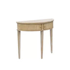 Consolle da ingresso Crestview in legno di grano di recupero - Martha Stewart: Design Demilune Vintage, Eleganza per l'Ingresso