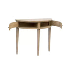 Consolle da ingresso Crestview in legno di grano di recupero - Martha Stewart: Design Demilune Vintage, Eleganza per l'Ingresso