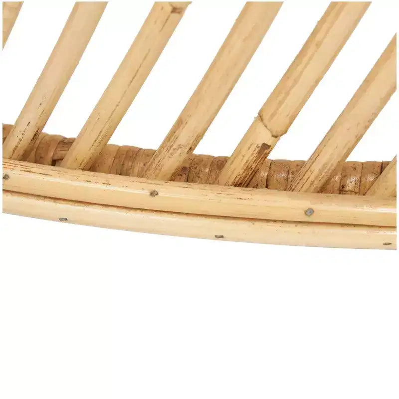 Tavolino d'appoggio ondulato in rattan intrecciato fatto a mano Olivia & May: Nessun assemblaggio, uso interno, stile costiero