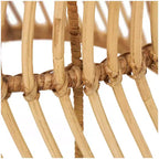 Tavolino d'appoggio ondulato in rattan intrecciato fatto a mano Olivia & May: Nessun assemblaggio, uso interno, stile costiero