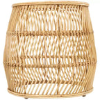 Tavolino d'appoggio ondulato in rattan intrecciato fatto a mano Olivia & May: Nessun assemblaggio, uso interno, stile costiero