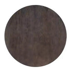 Powell 3 Pezzi Galway Legno Top e Antracite Grigio Metallo Tavolino Rotondo e Set di Tavolini d'Appoggio Marrone Antracite: Set di Mobili Rustici per Soggiorno