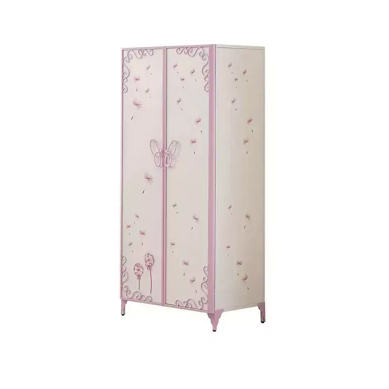 32" Priya II Decorative Storage Cabinet White and Light Purple - Acme Furniture
