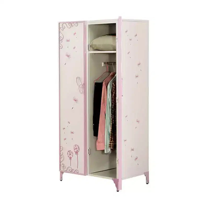 Mobile contenitore decorativo Priya II 32", bianco e lilla chiaro - Acme Furniture