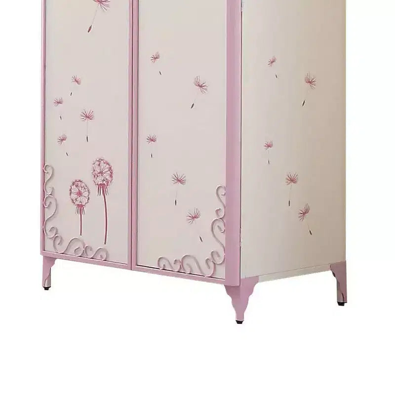 Mobile contenitore decorativo Priya II 32", bianco e lilla chiaro - Acme Furniture