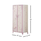 Mobile contenitore decorativo Priya II 32", bianco e lilla chiaro - Acme Furniture