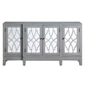 60" Magdi Accent Table Antique Gray Finish - Acme Furniture
