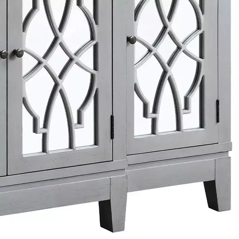 Tavolino Magdi 60" con finitura grigio anticato - Acme Furniture