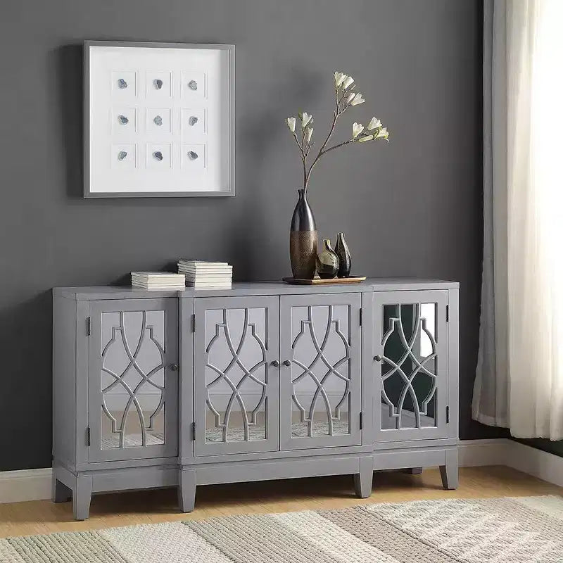 Tavolino Magdi 60" con finitura grigio anticato - Acme Furniture