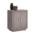 Sauder Hayes Garden 2 Door Office Base Cabinet Ashen Oak