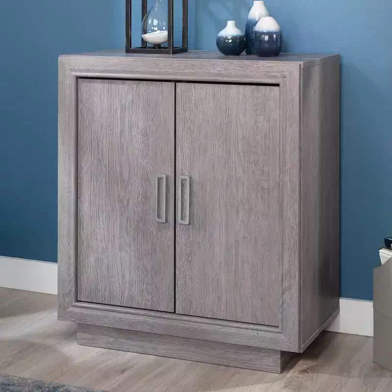 Sauder Hayes Garden Base per Ufficio a 2 Ante Rovere Cenere