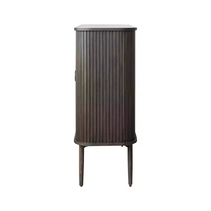 Mobile decorativo a 2 ante con altezza di 72 cm Storied Home Oak: in legno di gomma e MDF, nessun assemblaggio richiesto