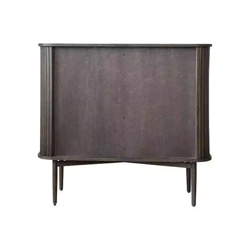 Mobile decorativo a 2 ante con altezza di 72 cm Storied Home Oak: in legno di gomma e MDF, nessun assemblaggio richiesto