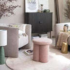 Mobile decorativo a 2 ante con altezza di 72 cm Storied Home Oak: in legno di gomma e MDF, nessun assemblaggio richiesto