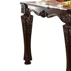 Tavolino d'appoggio Vendome 54" con finitura ciliegio - Acme Furniture: Quadrato, Gambe in legno tornito, Motivi floreali