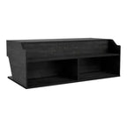 Tavolino da caffè con ripiano a sollevamento 44" Hawkpoint Transitional Rovere nero riciclato - miBasics