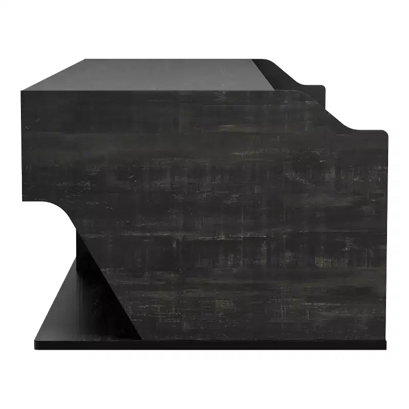 Tavolino da caffè con ripiano a sollevamento 44" Hawkpoint Transitional Rovere nero riciclato - miBasics