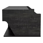 Tavolino da caffè con ripiano a sollevamento 44" Hawkpoint Transitional Rovere nero riciclato - miBasics