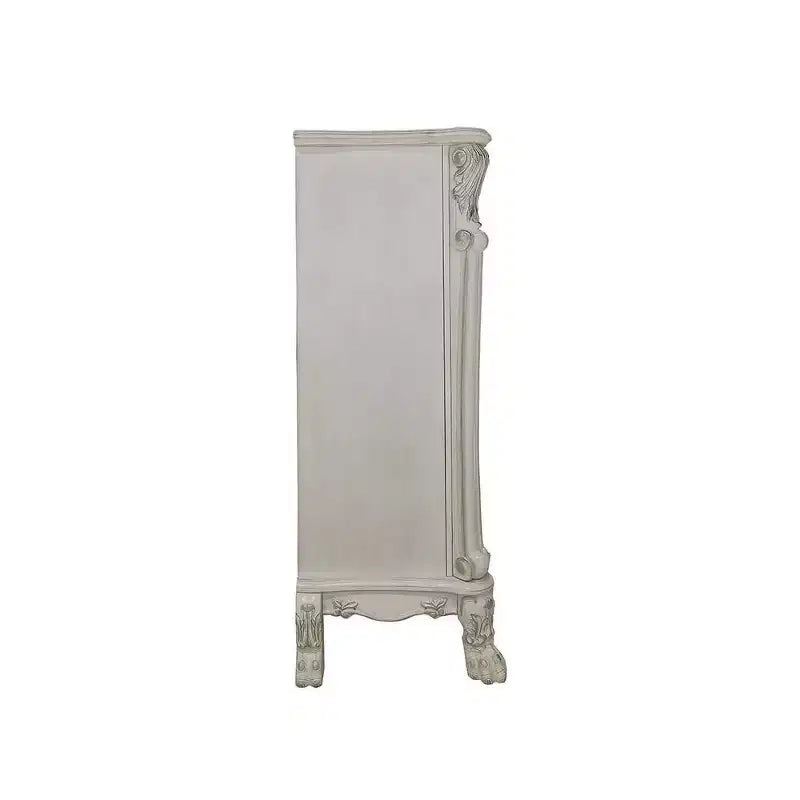 Acme Furniture 42" Dresden II Cassetti Decorativi per Contenimento Finitura Bianco Osso: Cassettiera a 5 Cassetti, Composito di Legno, Nessun Montaggio Richiesto