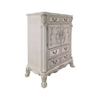 Acme Furniture 42" Dresden II Cassetti Decorativi per Contenimento Finitura Bianco Osso: Cassettiera a 5 Cassetti, Composito di Legno, Nessun Montaggio Richiesto